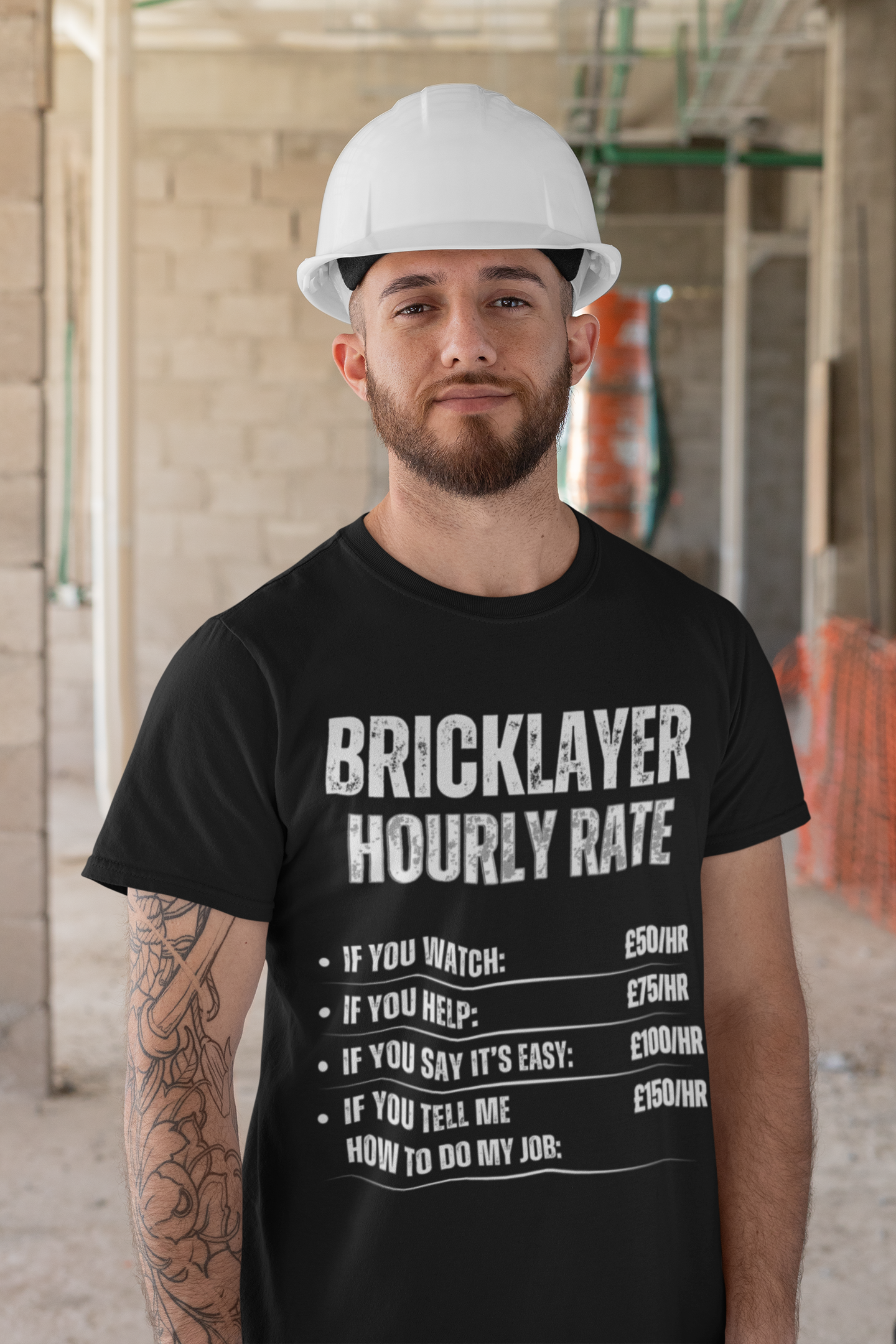 Bricklayer hourly rate tee