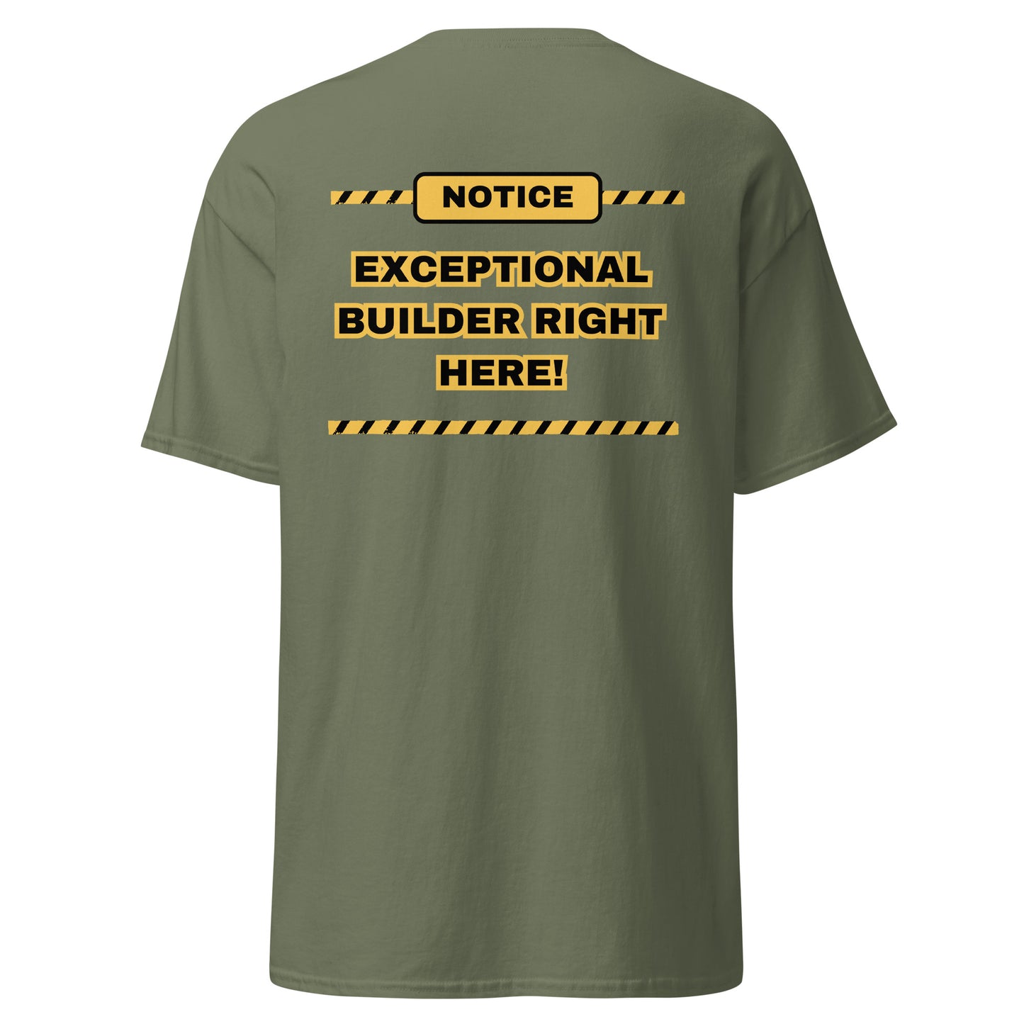 Builder right here tee