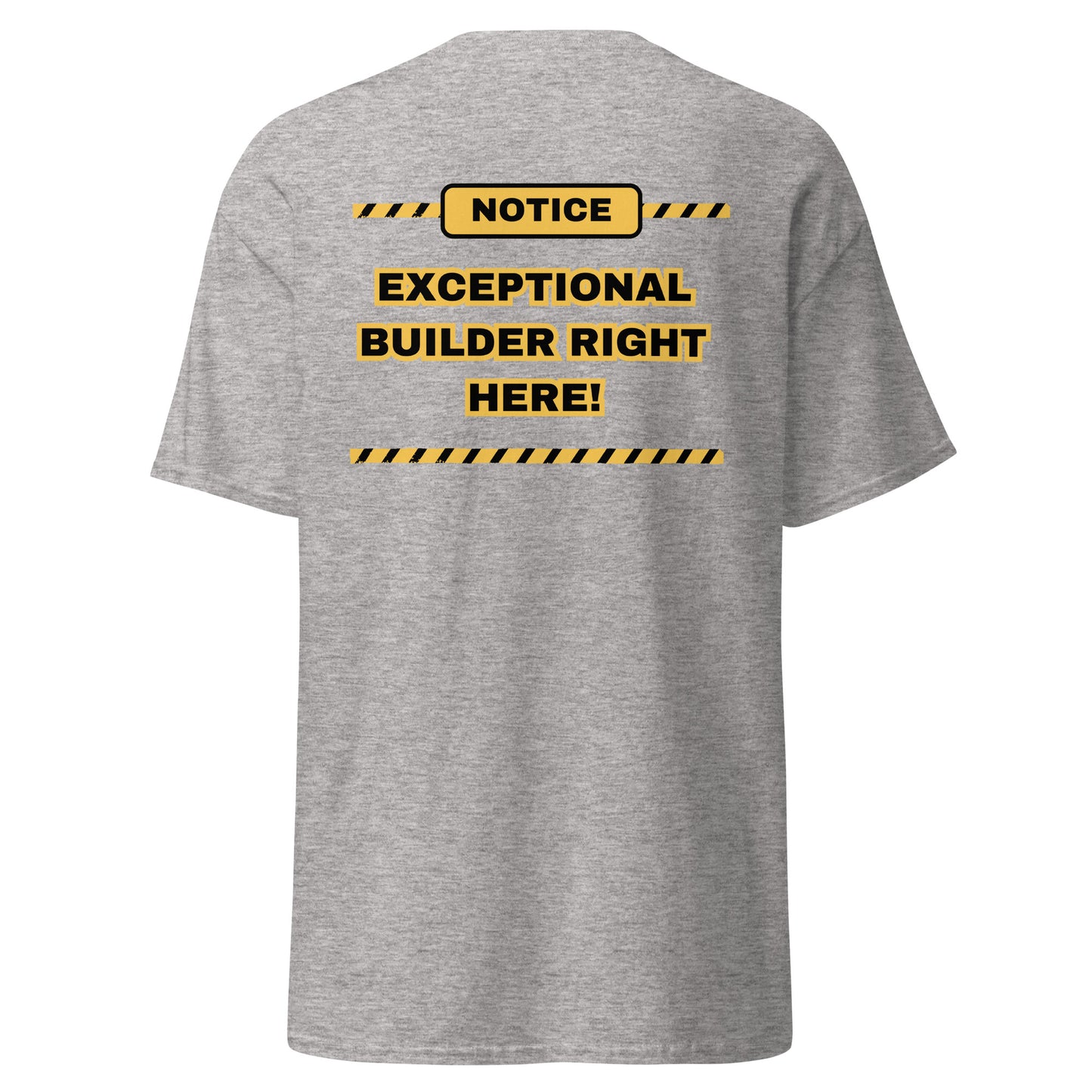 Builder right here tee