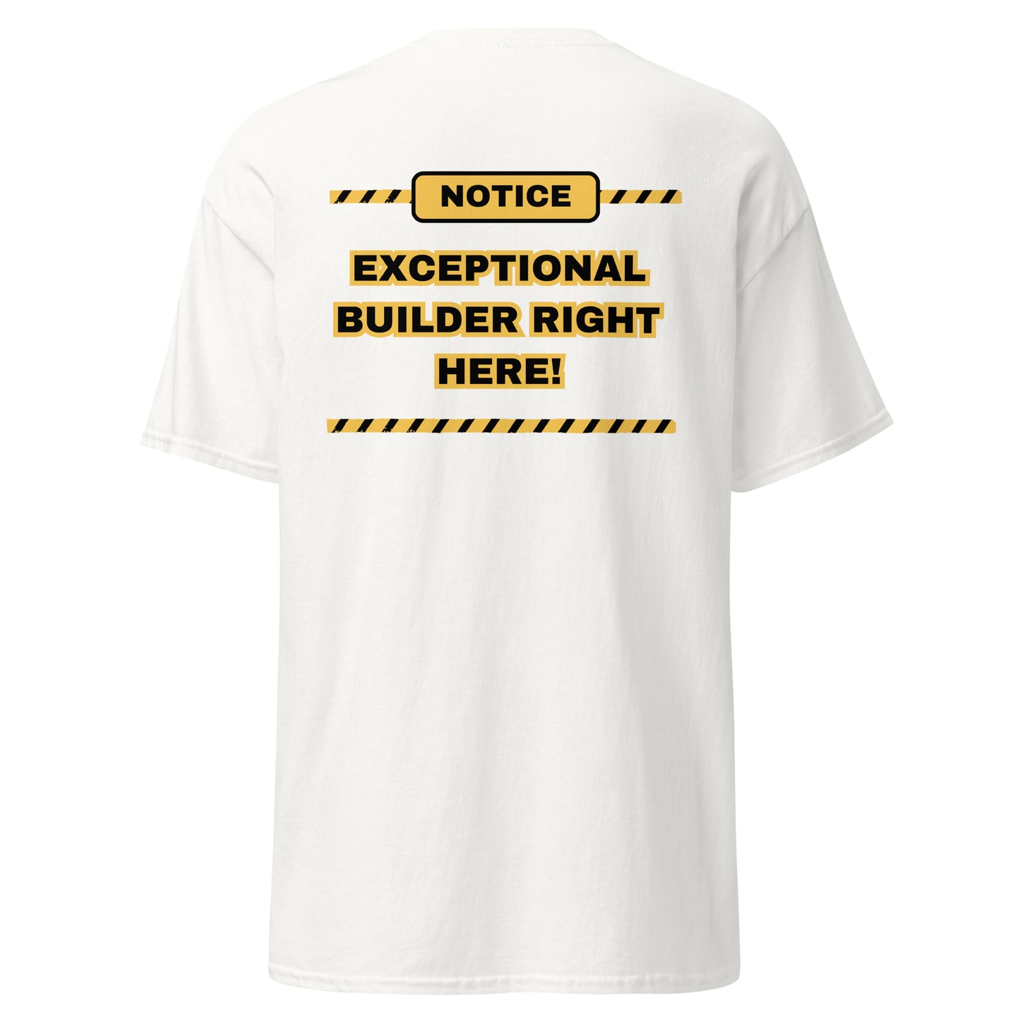 Builder right here tee
