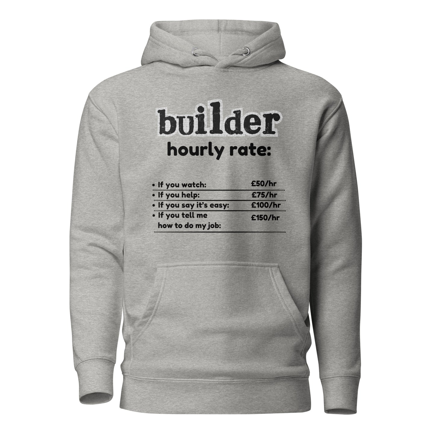 Hourly rate hoodie