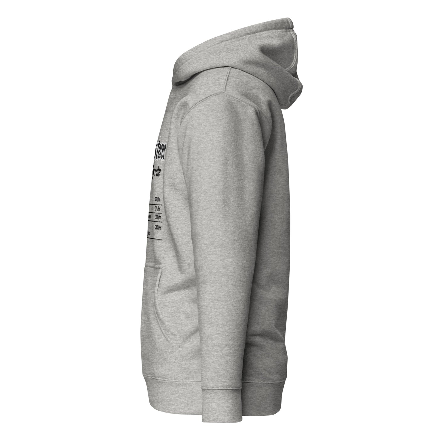 Plasterer hourly rate hoodie
