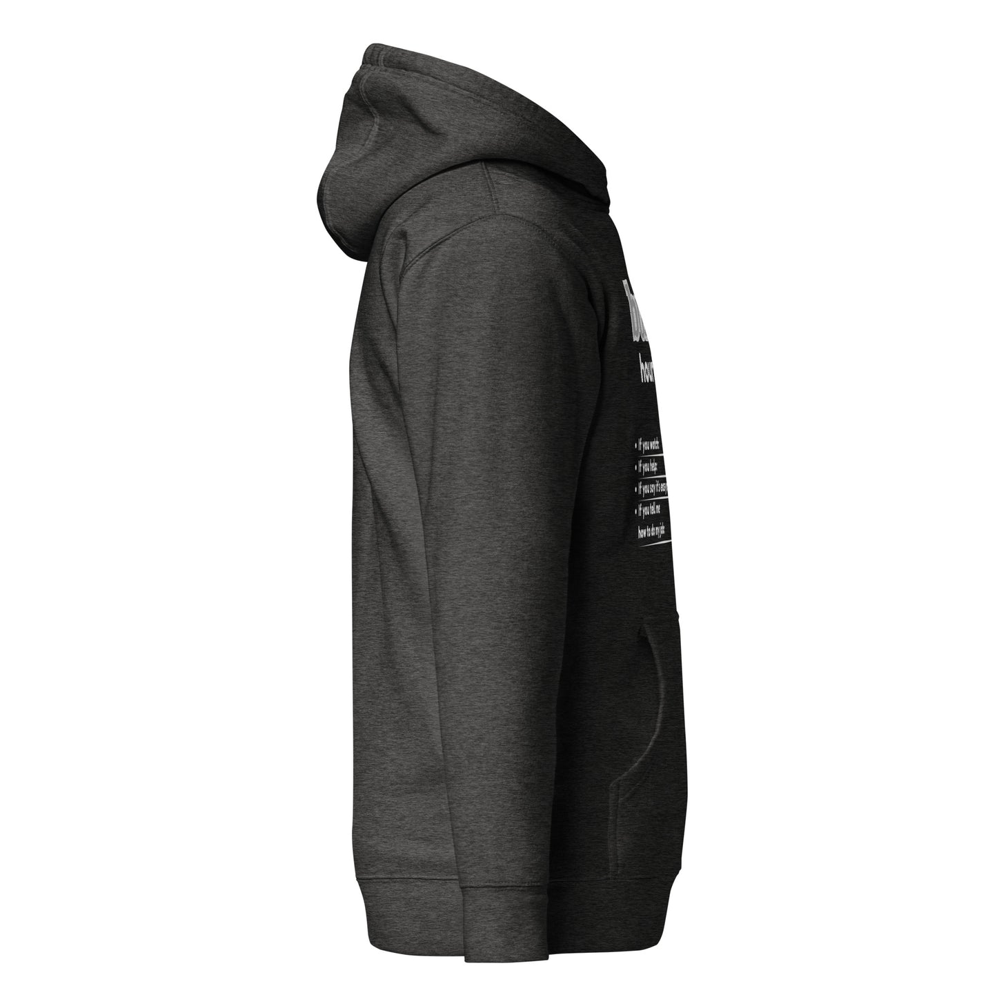 Hourly rate hoodie