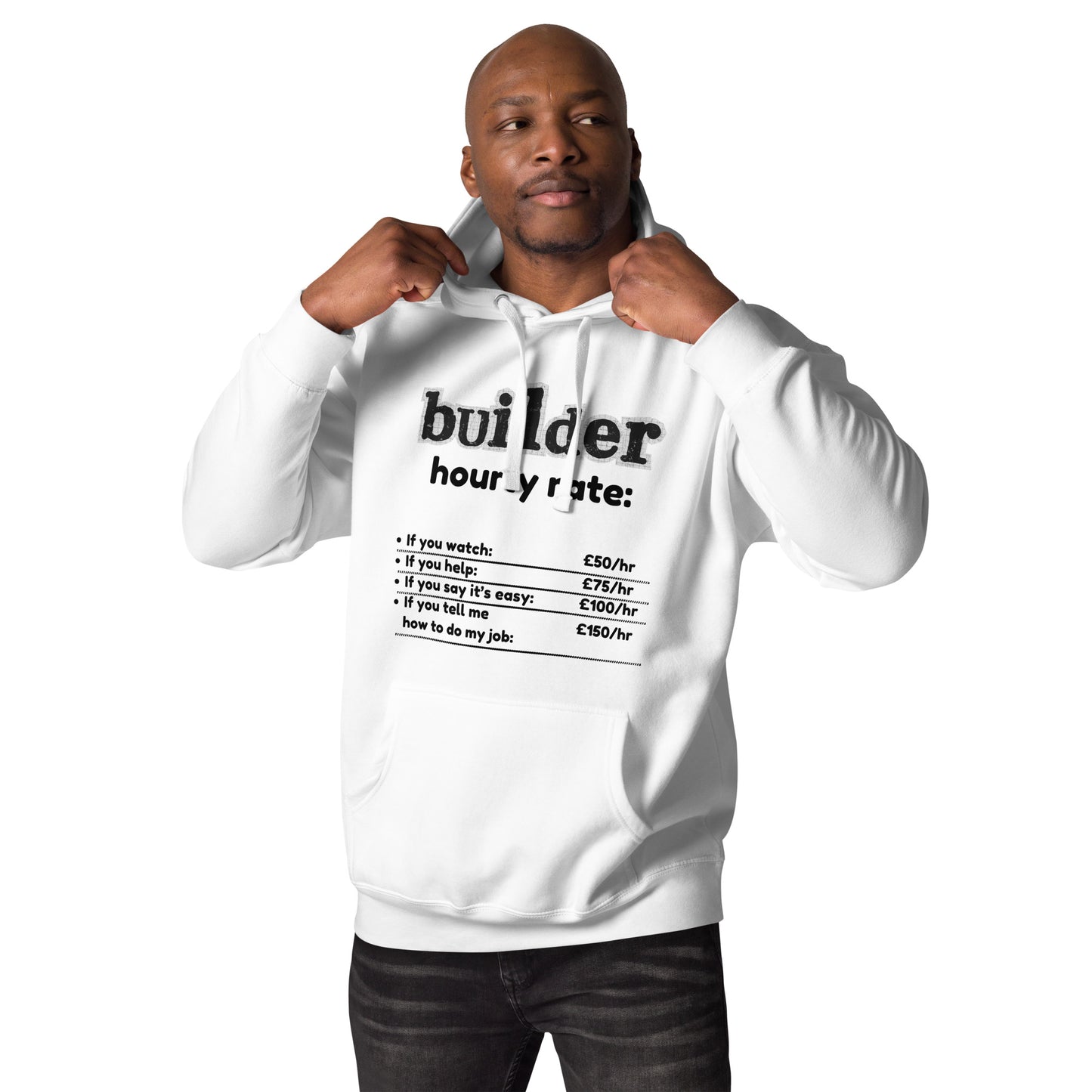 Hourly rate hoodie