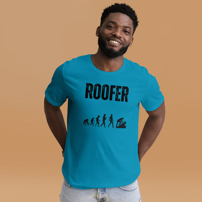 Funny T-shirt for roofers - Roofer Evolution Design - GWaves