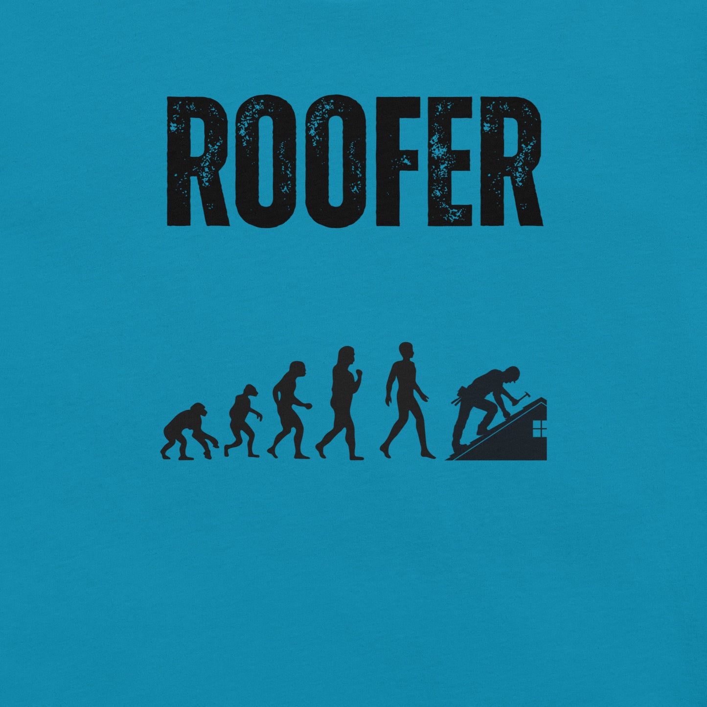 Funny T-shirt for roofers - Roofer Evolution Design - GWaves