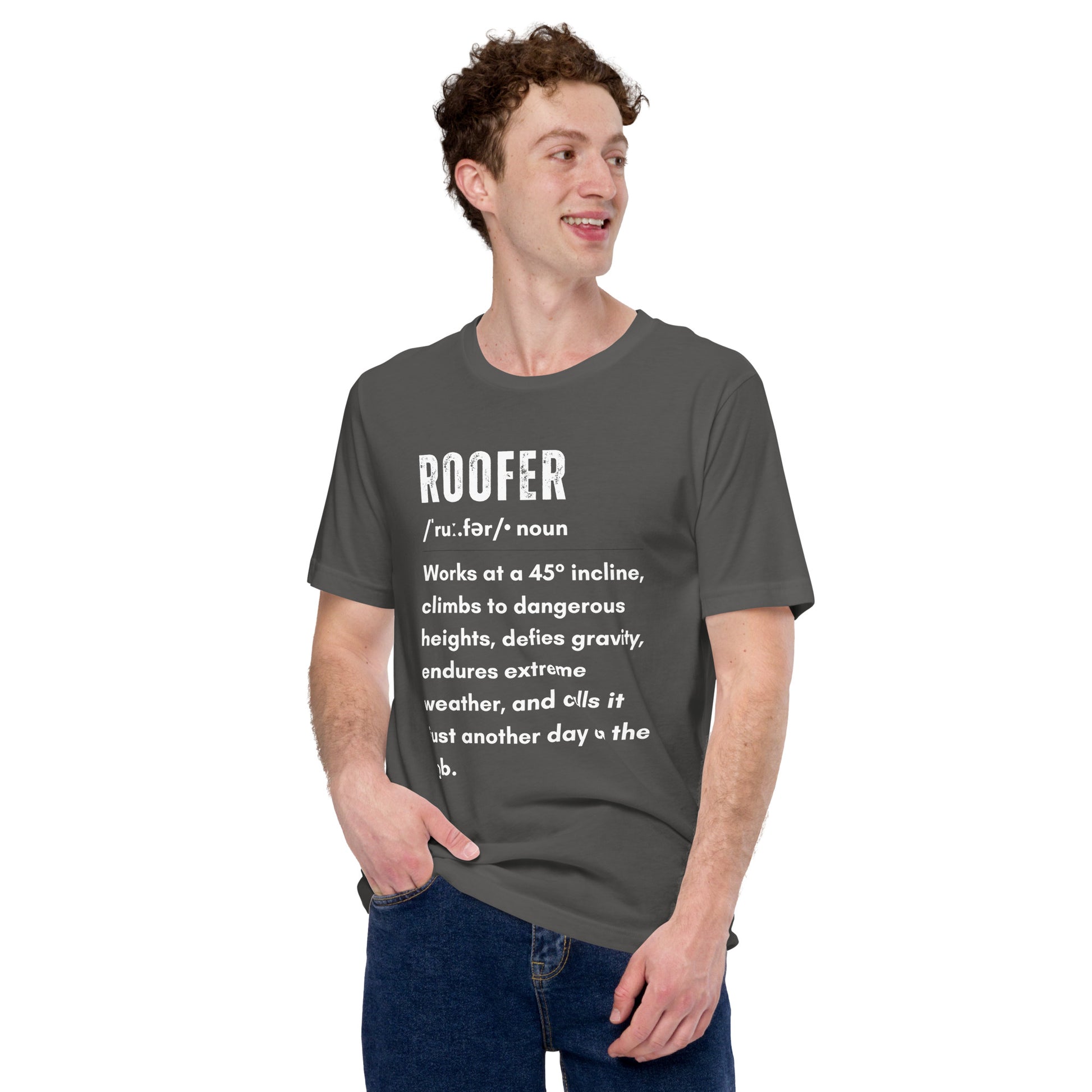 Funny T-shirt for roofers - Roofer Definition Design - GWaves