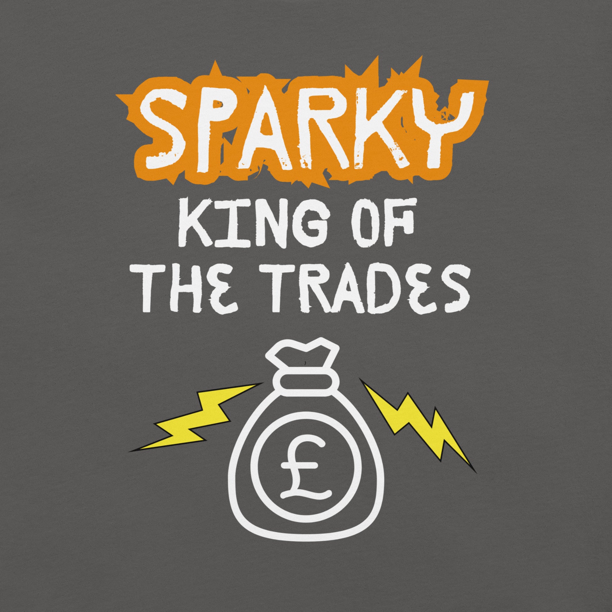 Funny T-shirt for electricians - King of the trades - GWaves