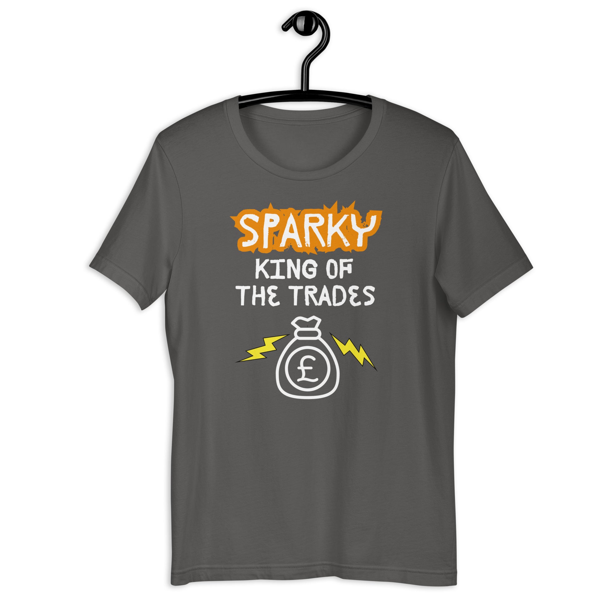 Funny T-shirt for electricians - King of the trades - GWaves