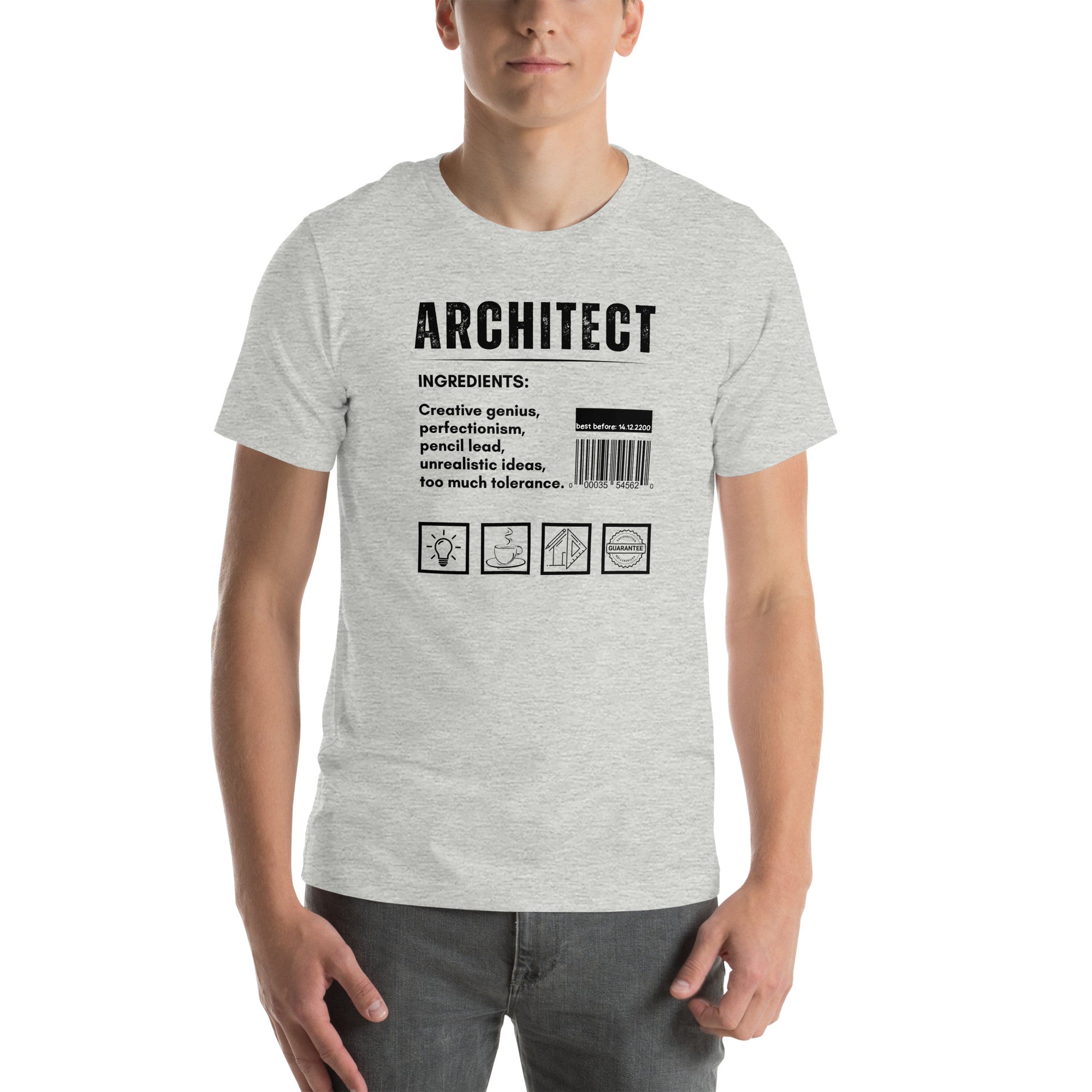 Funny T-shirt for architects - Architect ingredients - GWaves