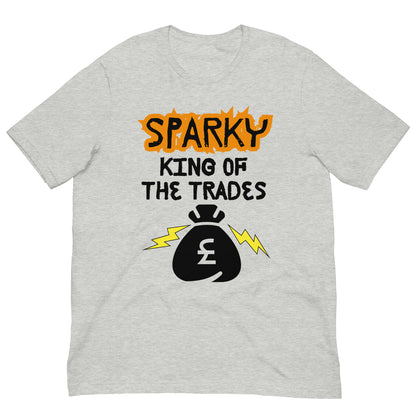 Funny T-shirt for electricians - King of the trades - GWaves
