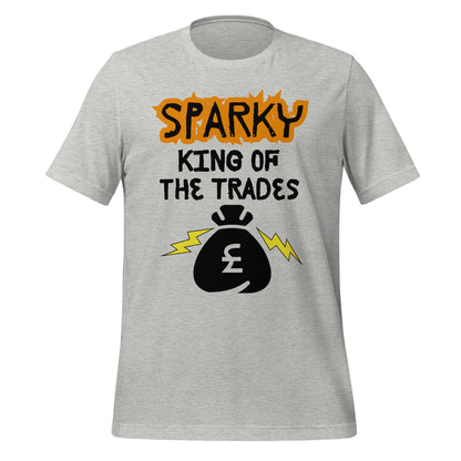Funny T-shirt for electricians - King of the trades - GWaves