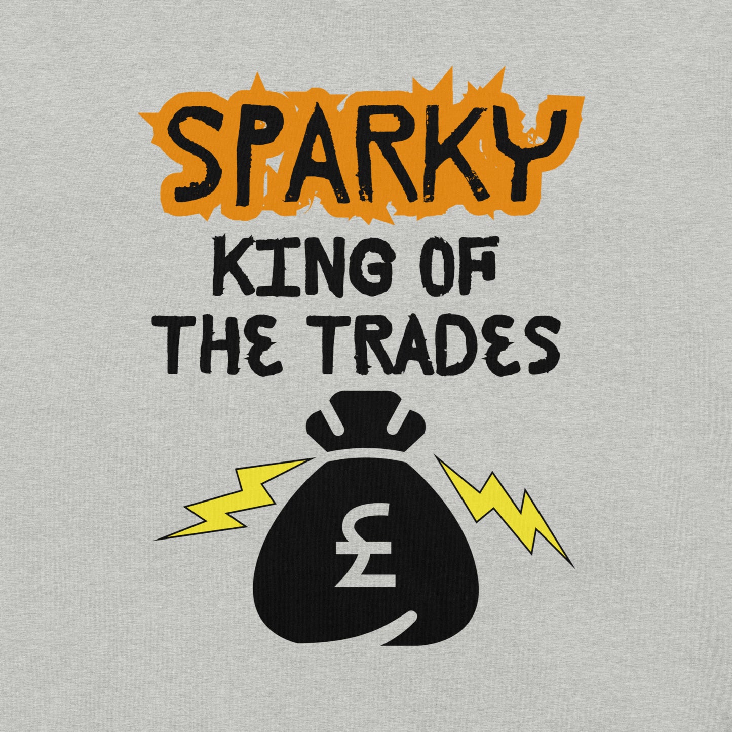 Funny T-shirt for electricians - King of the trades - GWaves