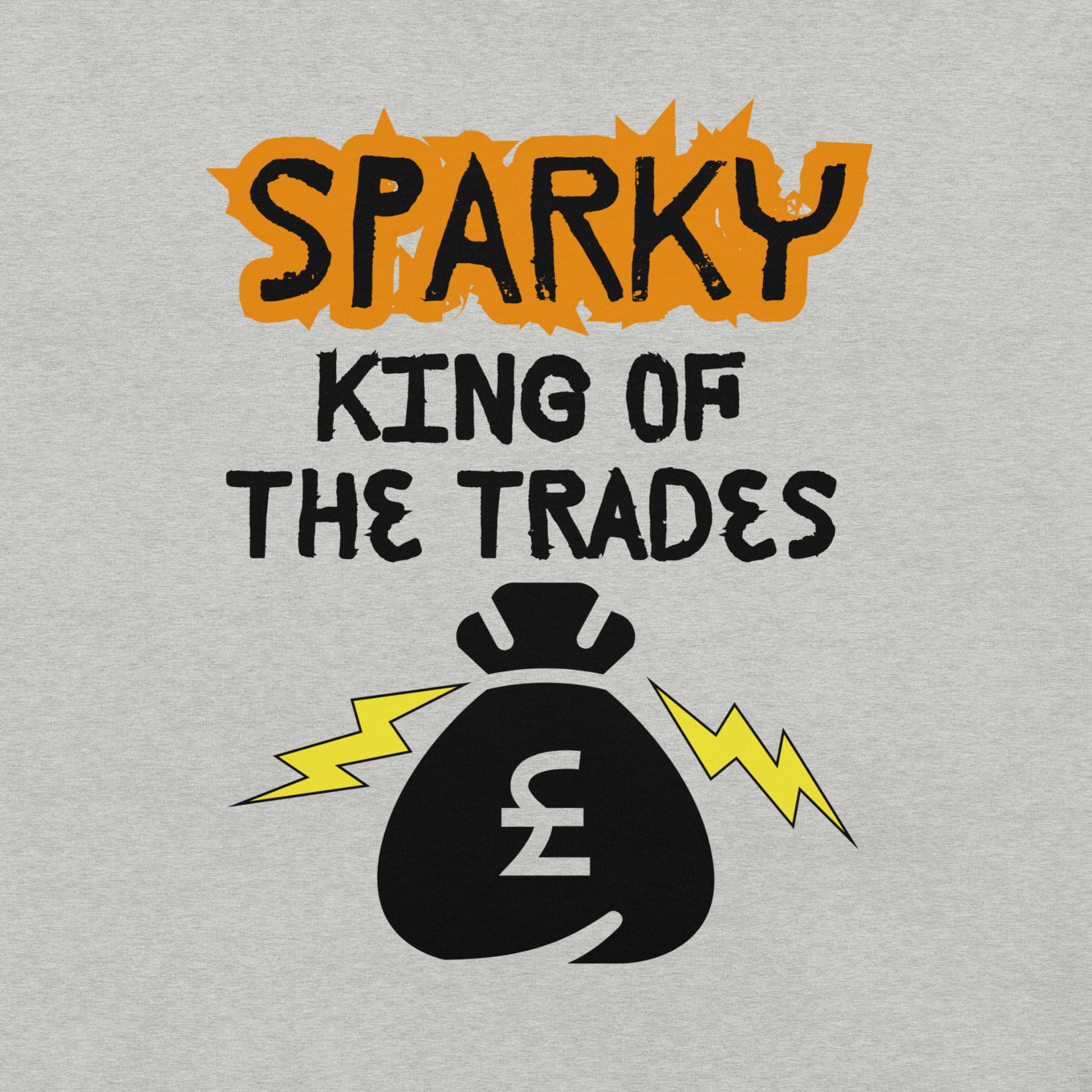 Funny T-shirt for electricians - King of the trades - GWaves