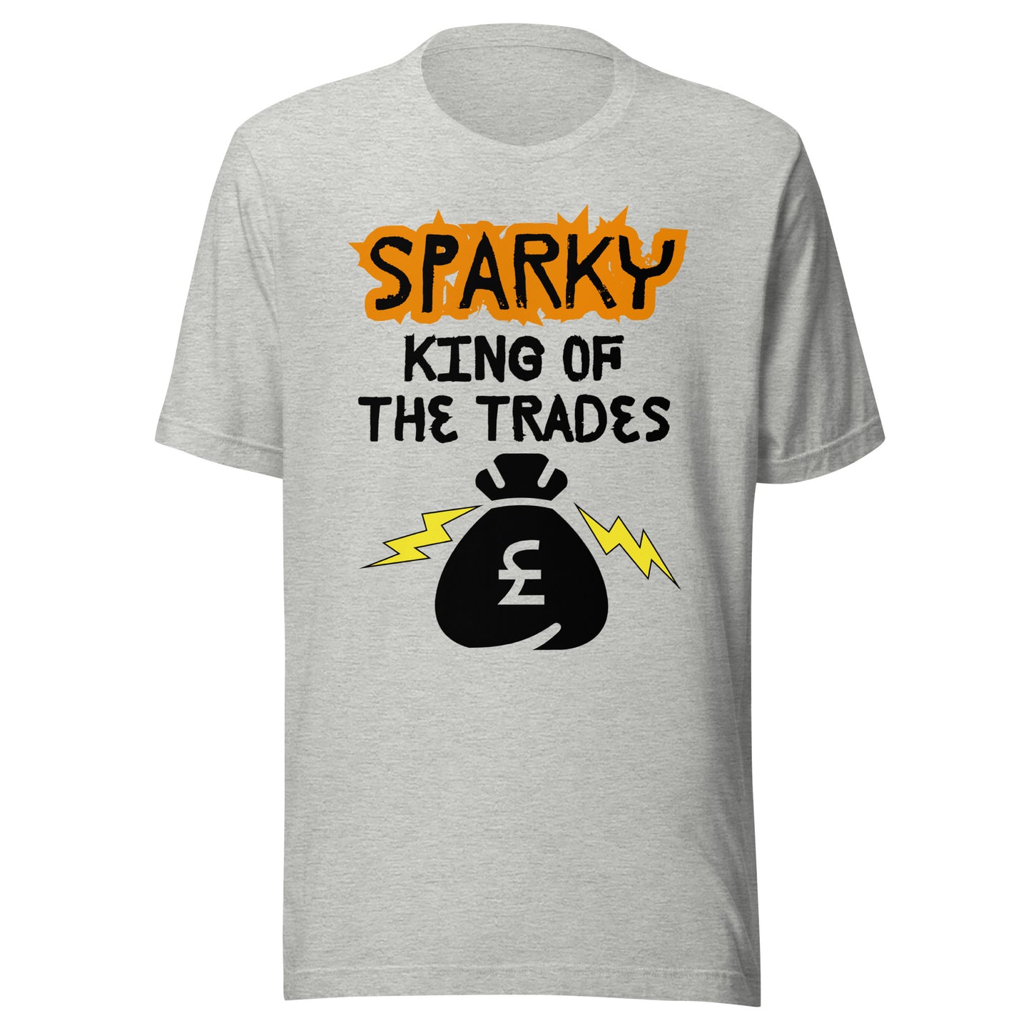 Funny T-shirt for electricians - King of the trades - GWaves