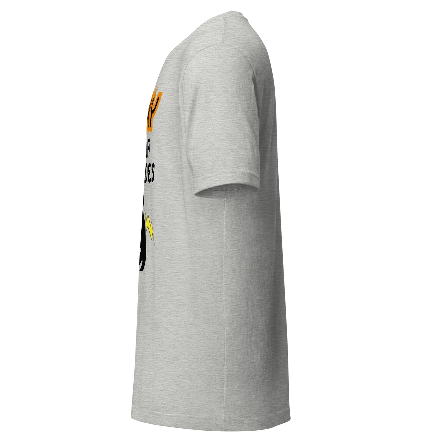 Funny T-shirt for electricians - King of the trades - GWaves