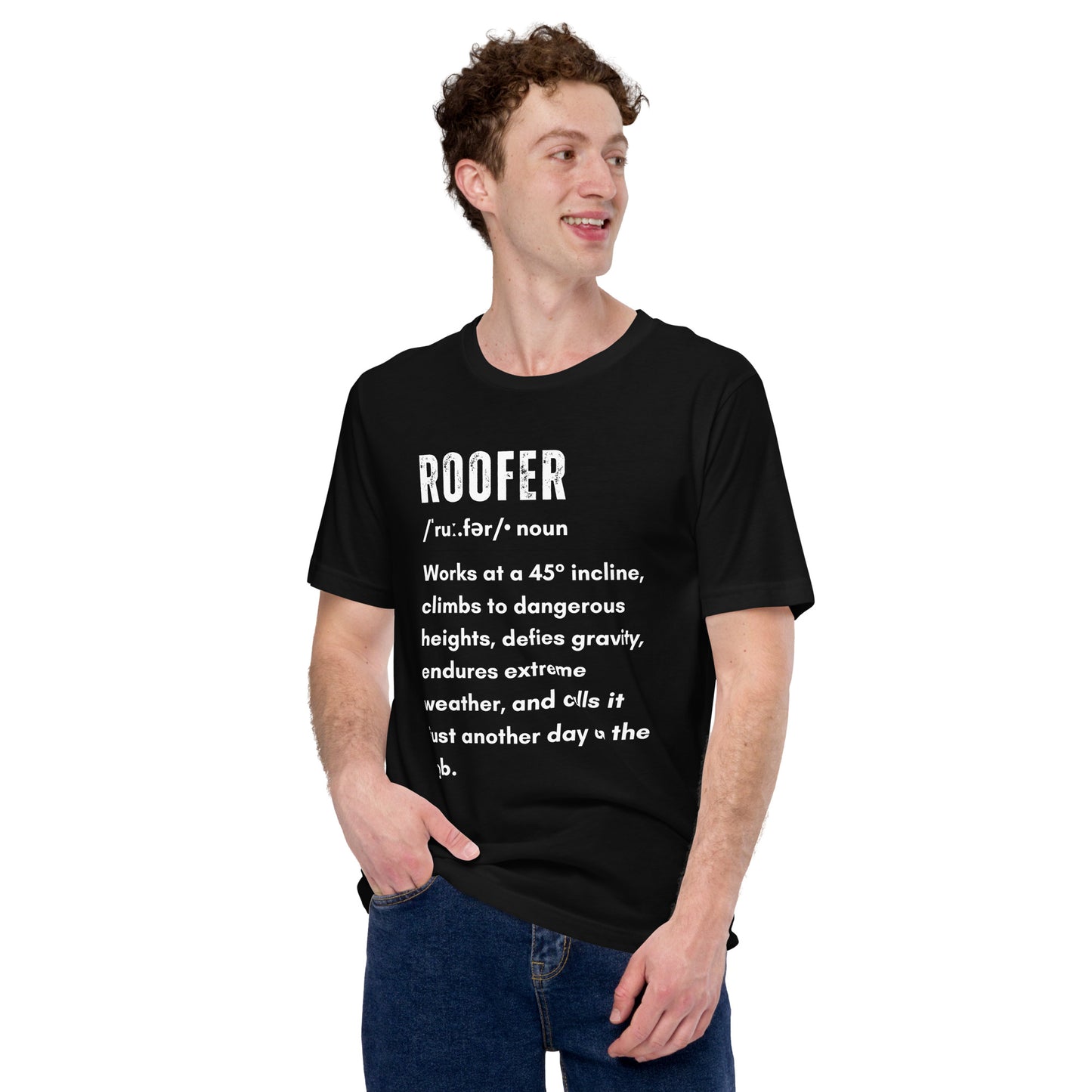 Funny T-shirt for roofers - Roofer Definition Design - GWaves