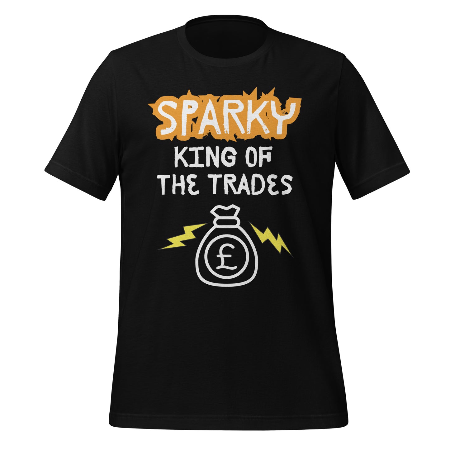 Funny T-shirt for electricians - King of the trades - GWaves