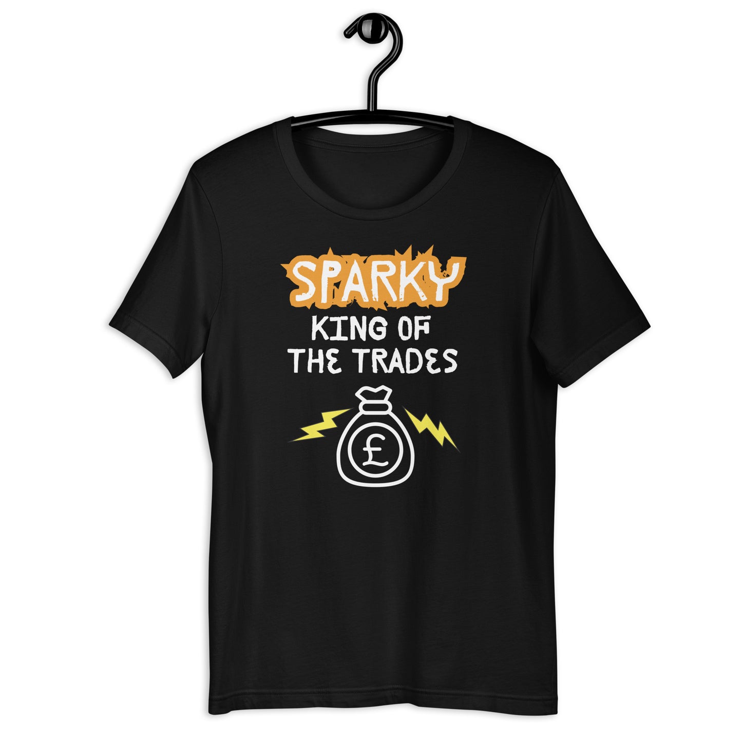 Funny T-shirt for electricians - King of the trades - GWaves