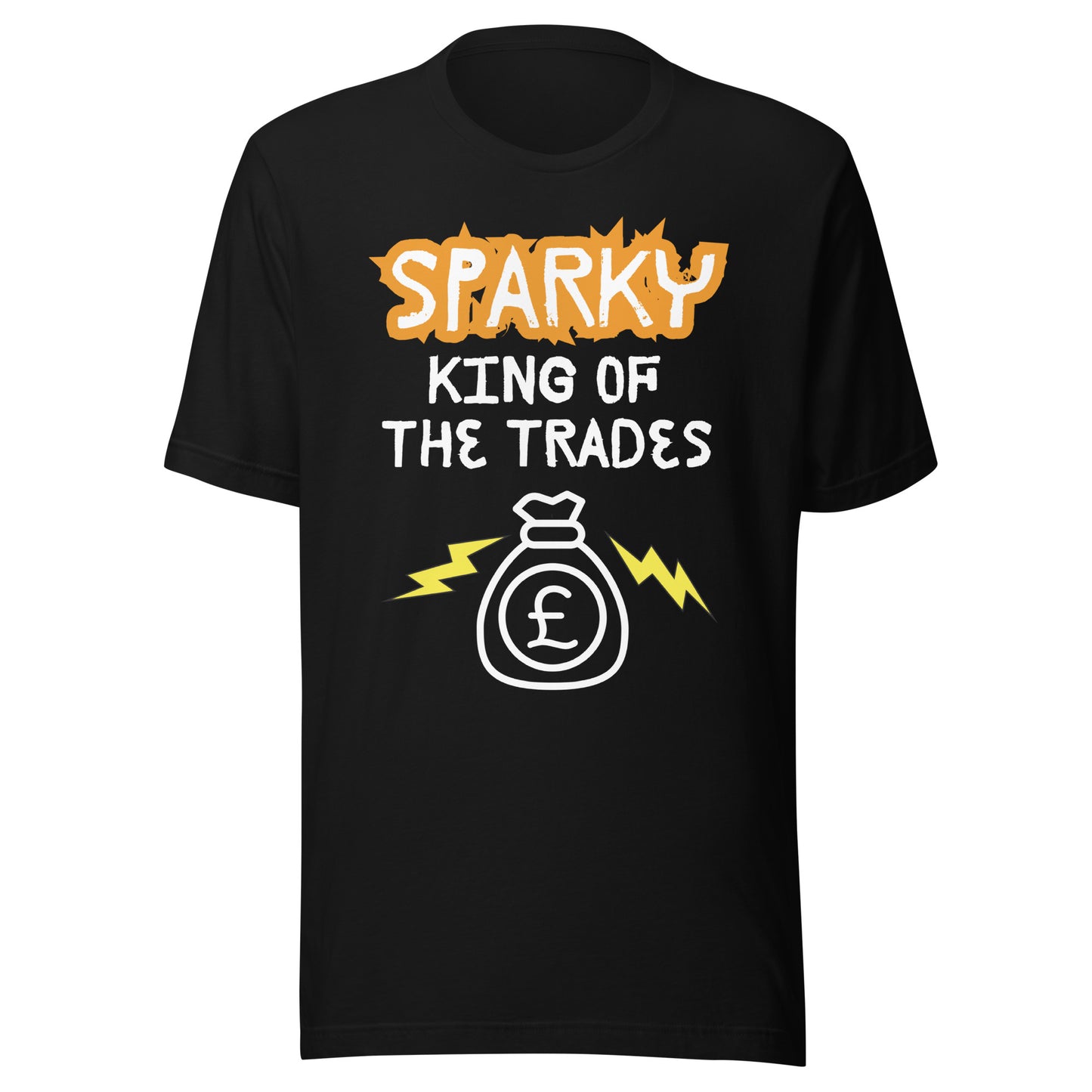 Funny T-shirt for electricians - King of the trades - GWaves