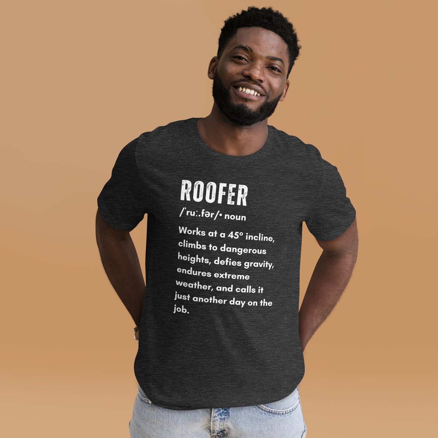 Funny T-shirt for roofers - Roofer Definition Design - GWaves