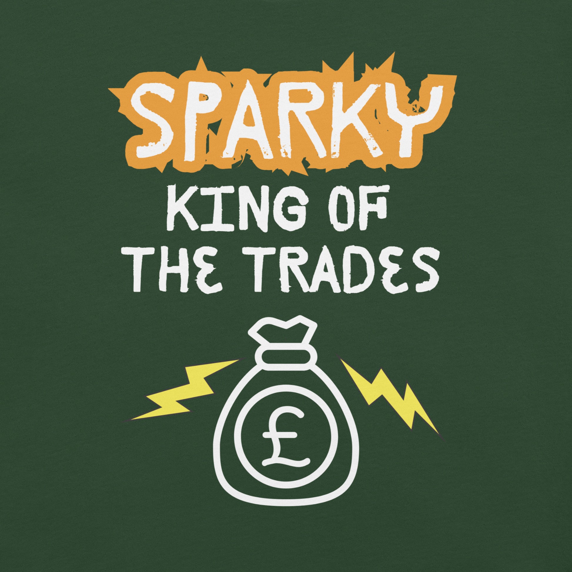 Funny T-shirt for electricians - King of the trades - GWaves