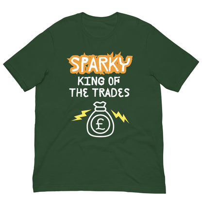 Funny T-shirt for electricians - King of the trades - GWaves