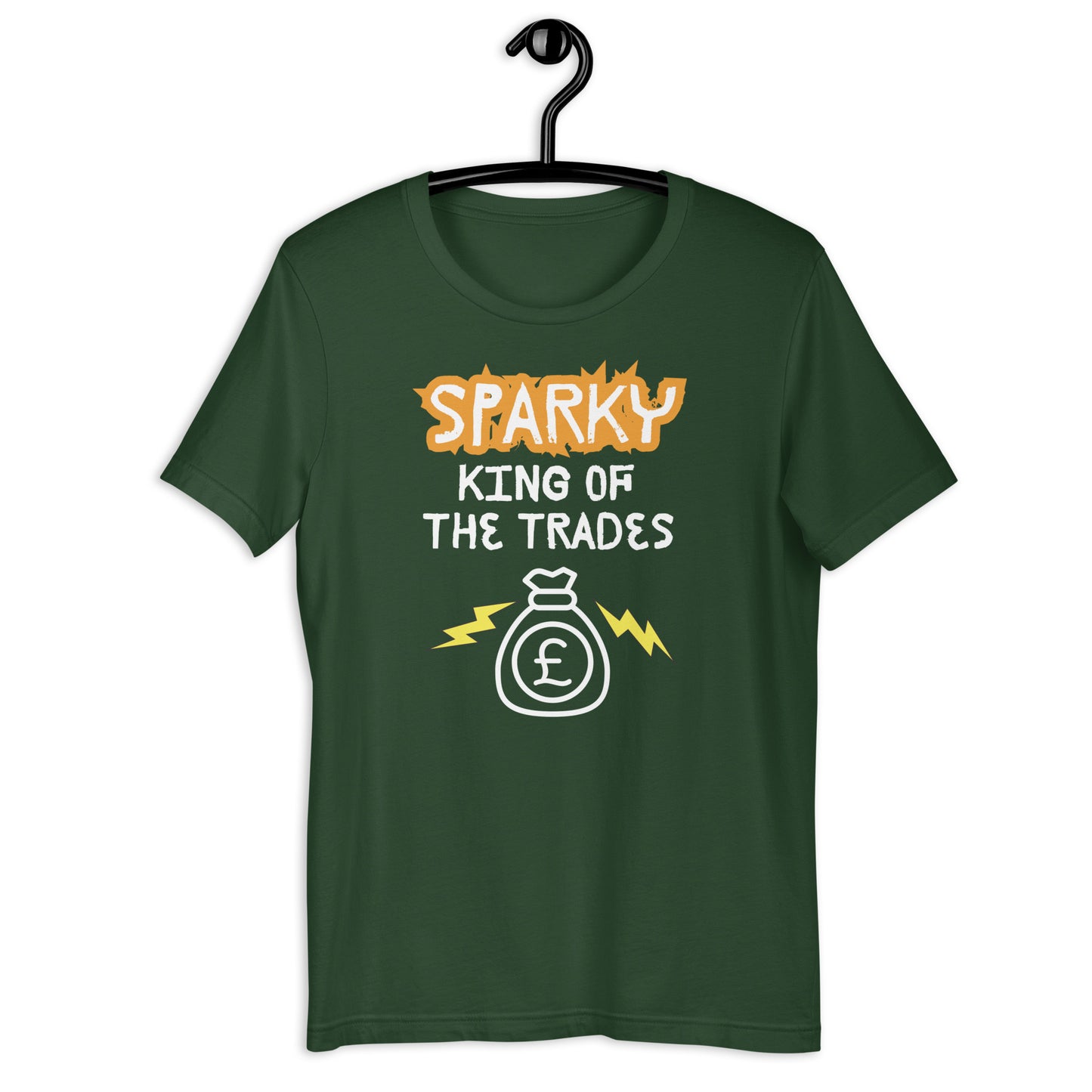 Funny T-shirt for electricians - King of the trades - GWaves