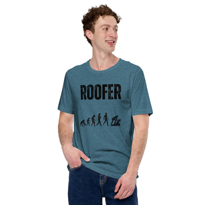 Funny T-shirt for roofers - Roofer Evolution Design - GWaves