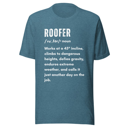 Funny T-shirt for roofers - Roofer Definition Design - GWaves