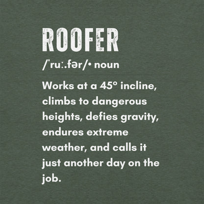 Funny T-shirt for roofers - Roofer Definition Design - GWaves