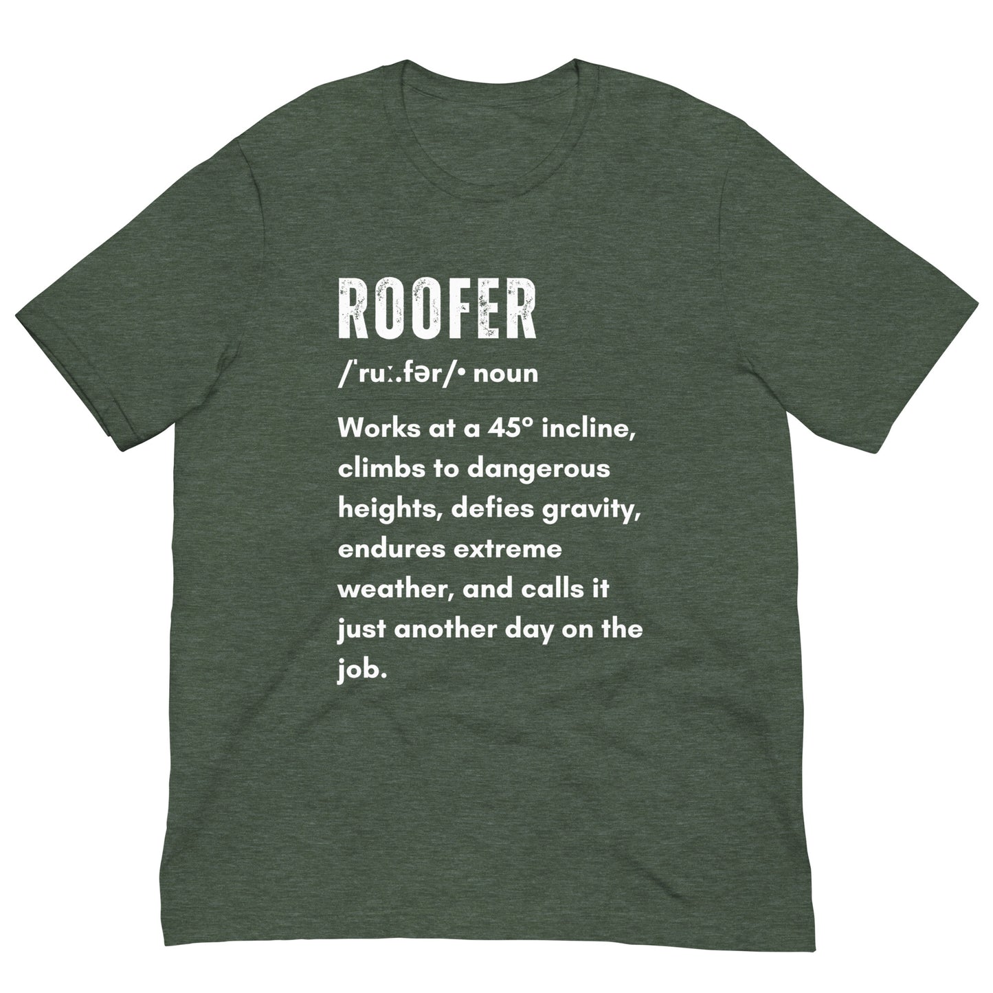Funny T-shirt for roofers - Roofer Definition Design - GWaves