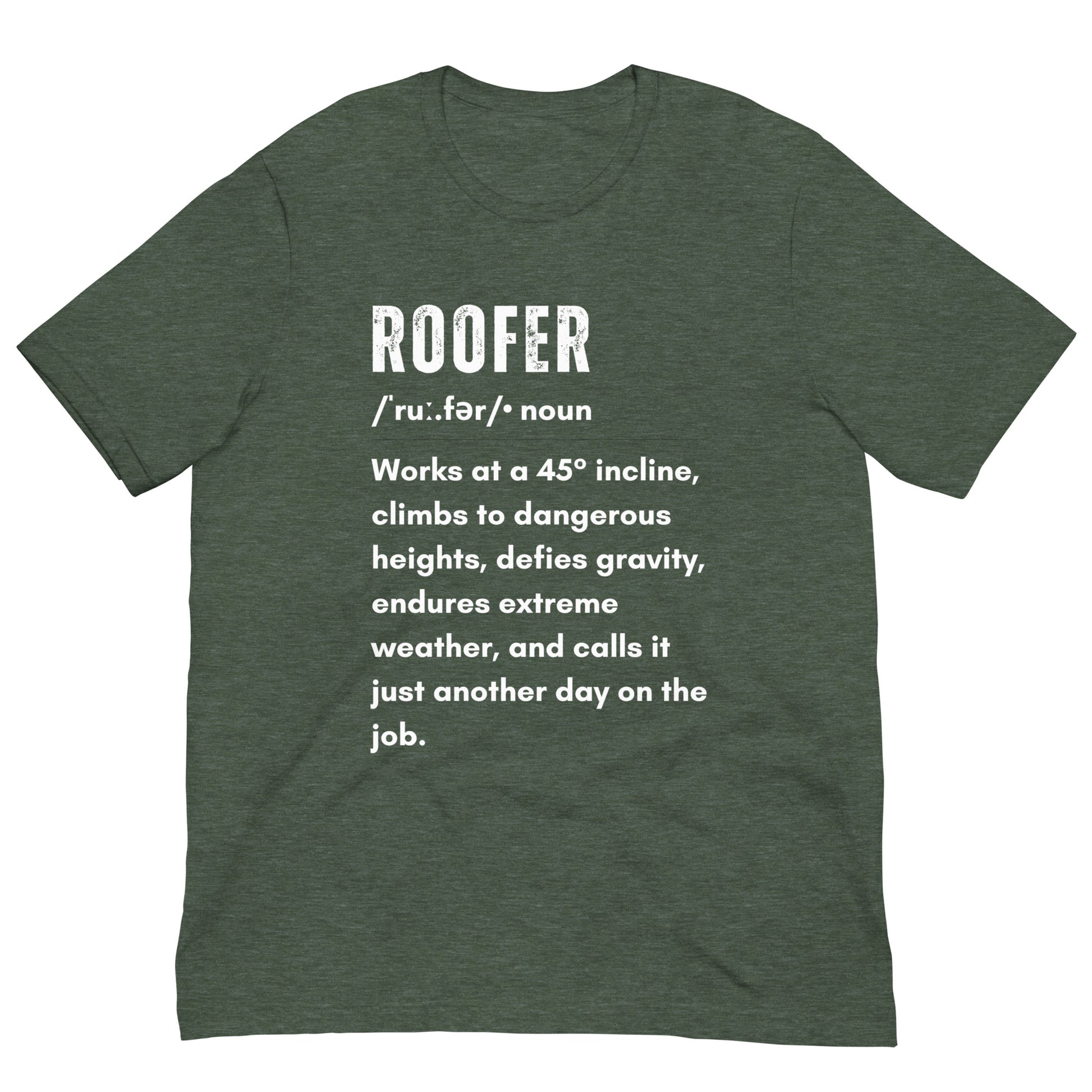 Funny T-shirt for roofers - Roofer Definition Design - GWaves