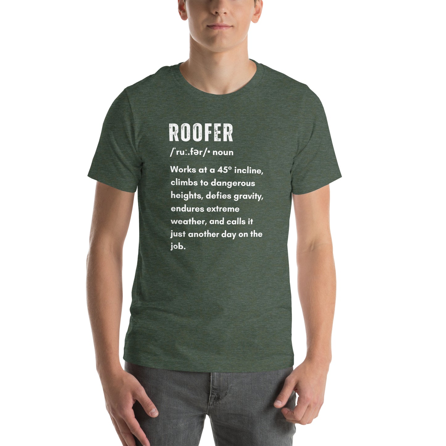 Funny T-shirt for roofers - Roofer Definition Design - GWaves