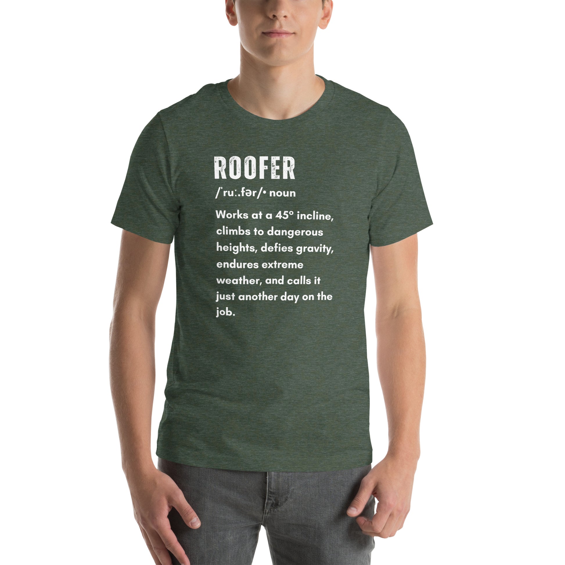 Funny T-shirt for roofers - Roofer Definition Design - GWaves
