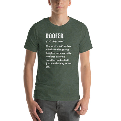 Funny T-shirt for roofers - Roofer Definition Design - GWaves