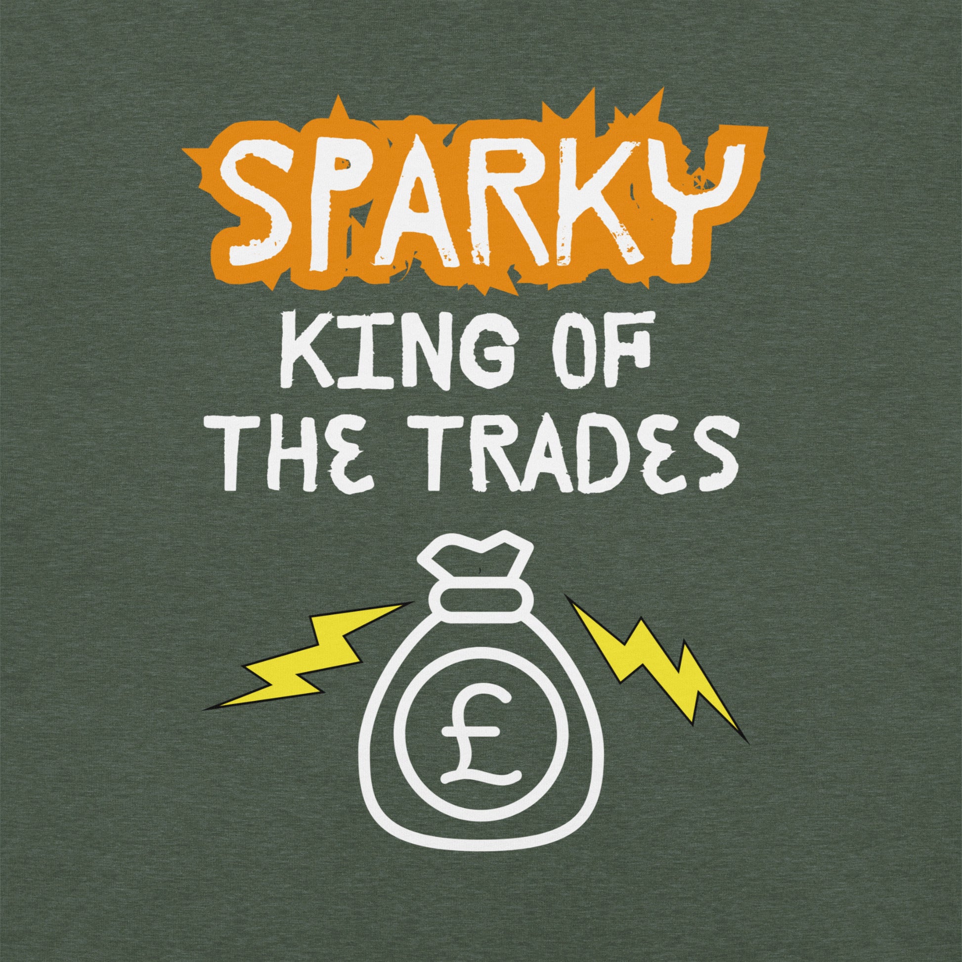 Funny T-shirt for electricians - King of the trades - GWaves