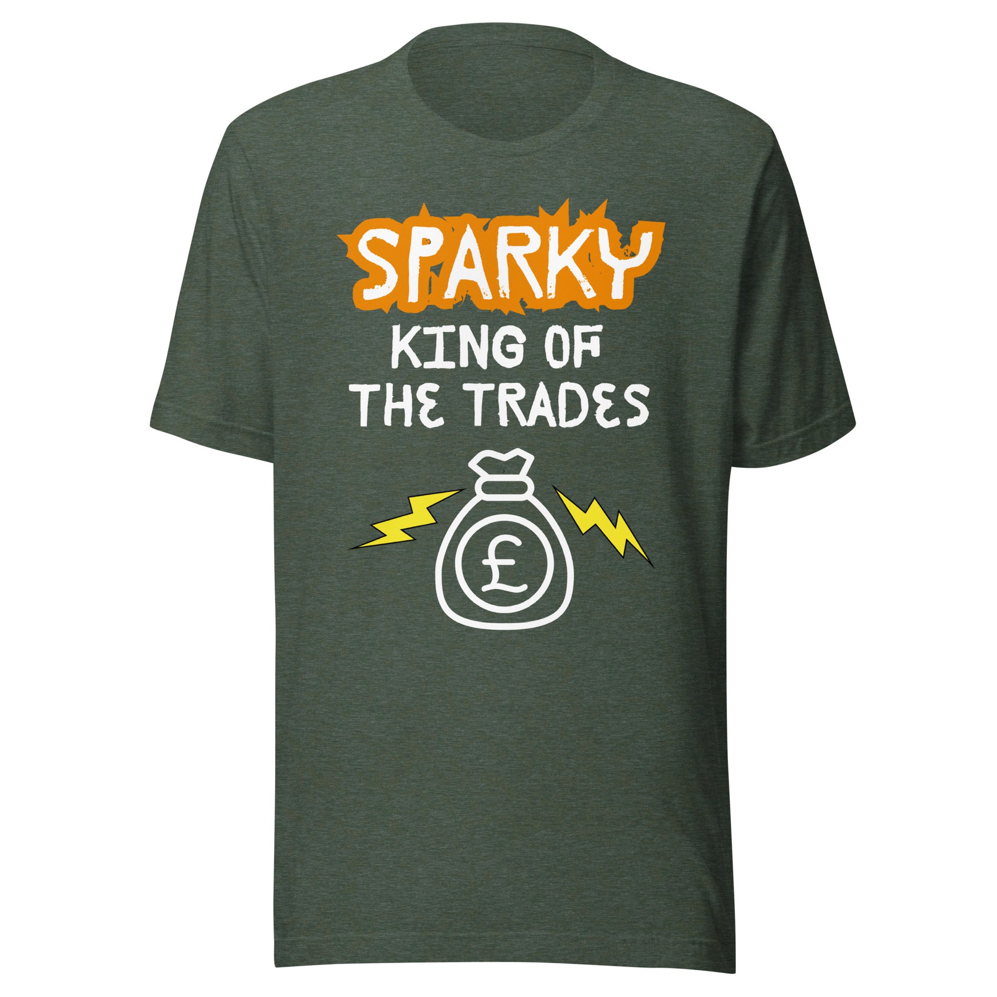 Funny T-shirt for electricians - King of the trades - GWaves