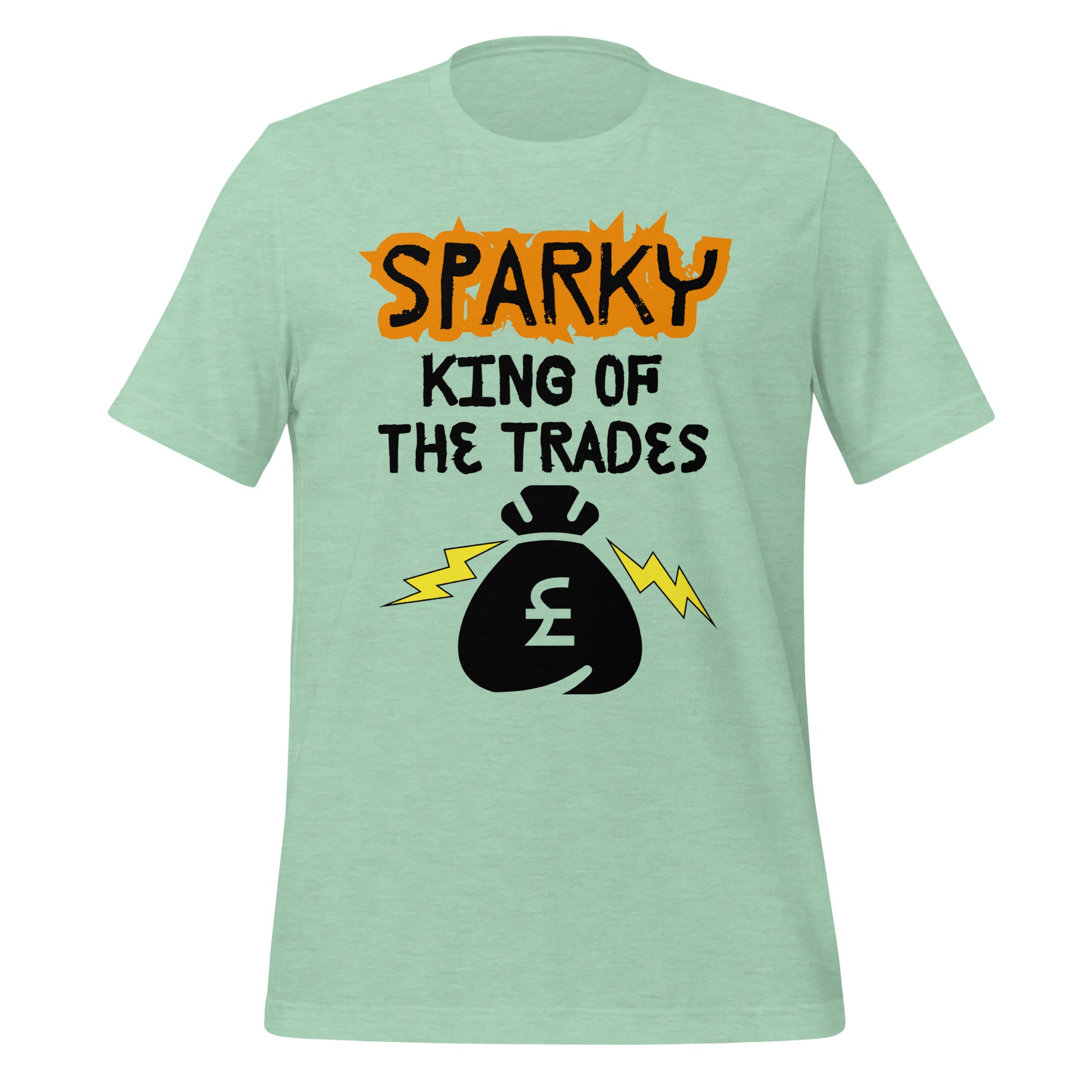 Funny T-shirt for electricians - King of the trades - GWaves