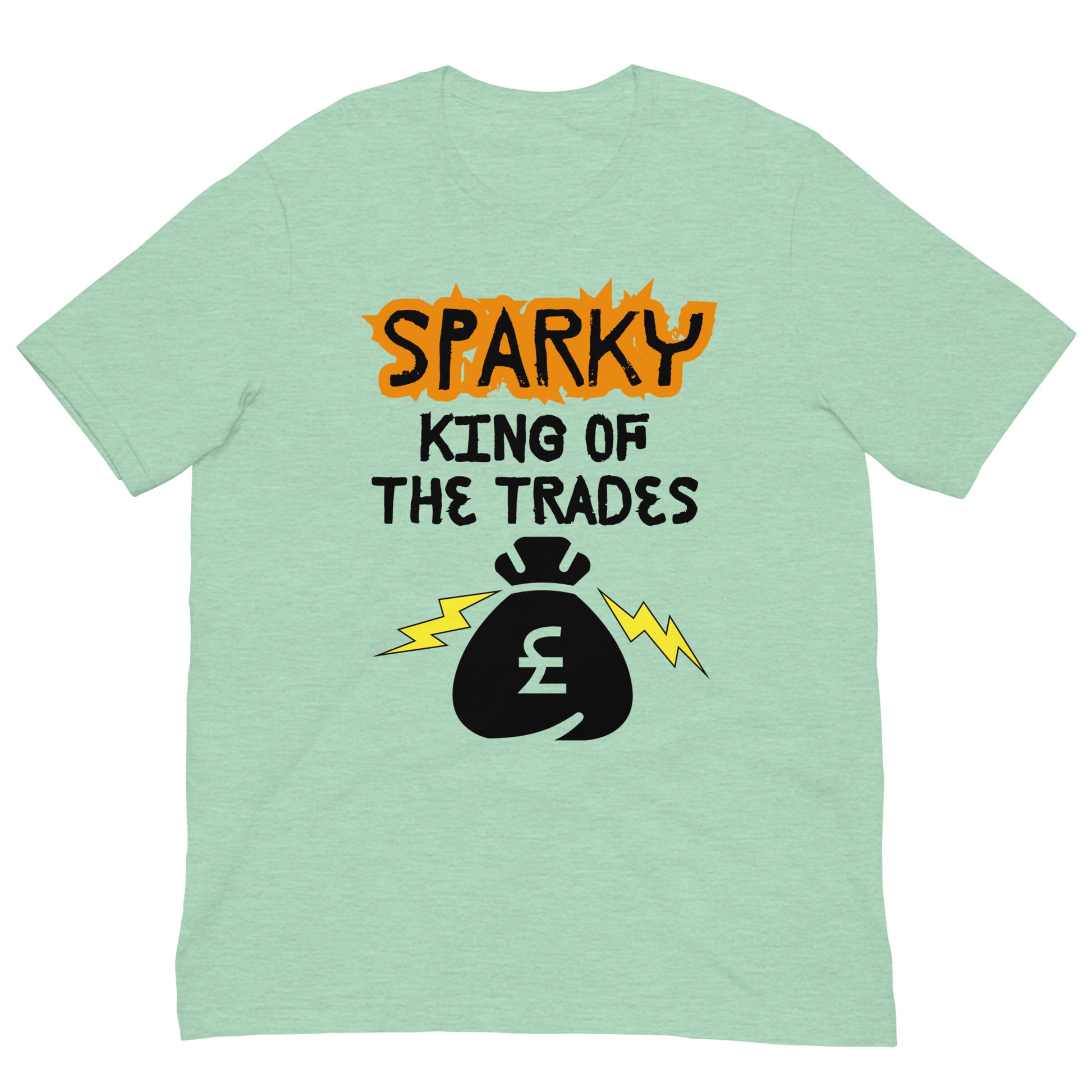 Funny T-shirt for electricians - King of the trades - GWaves