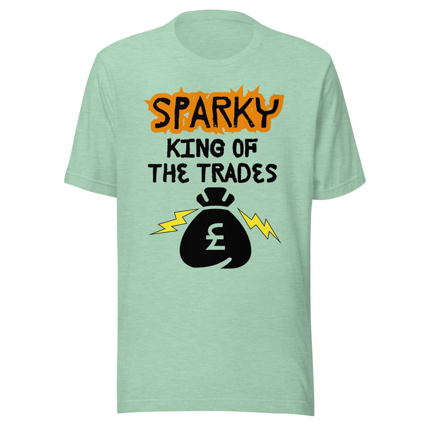Funny T-shirt for electricians - King of the trades - GWaves