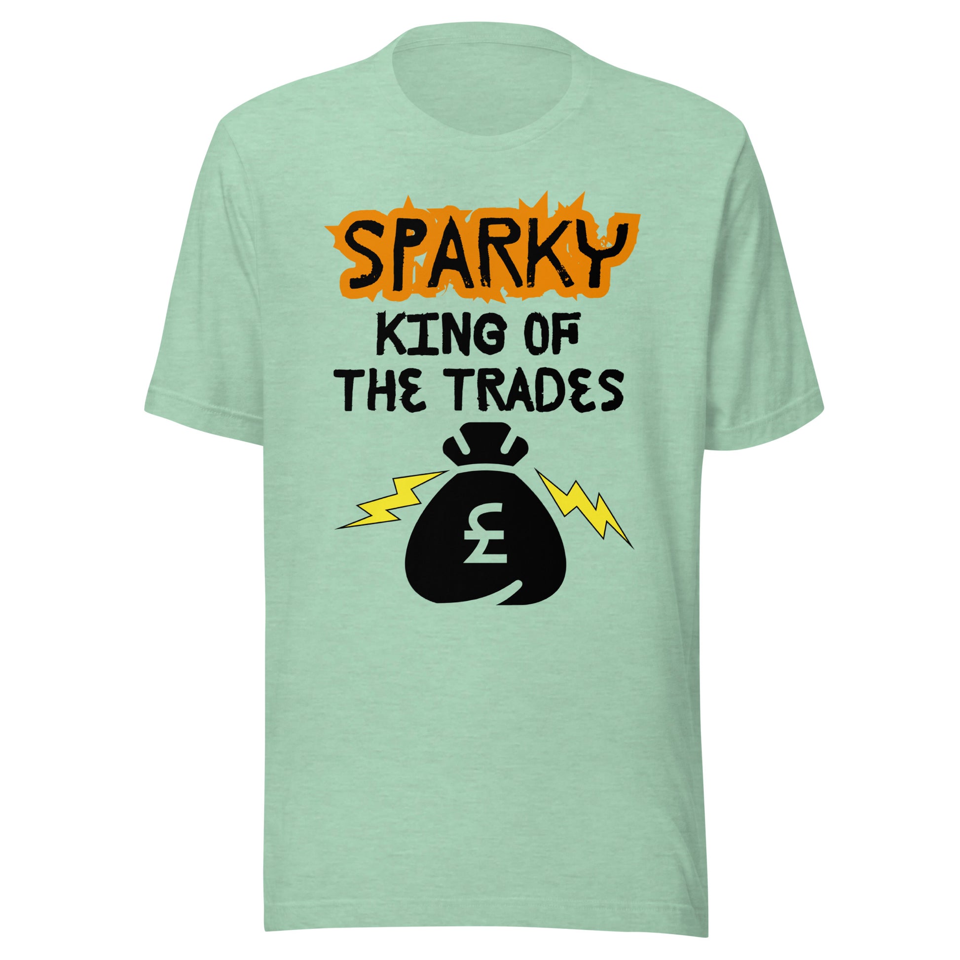 Funny T-shirt for electricians - King of the trades - GWaves