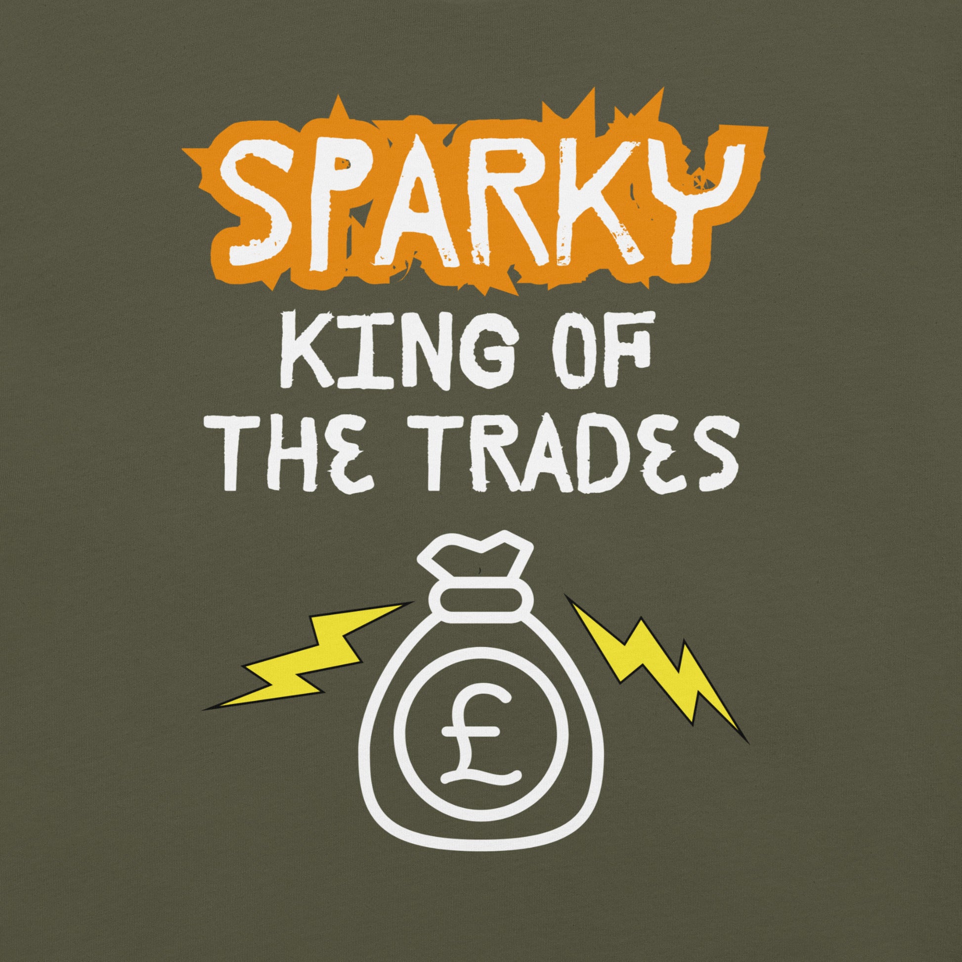 Funny T-shirt for electricians - King of the trades - GWaves