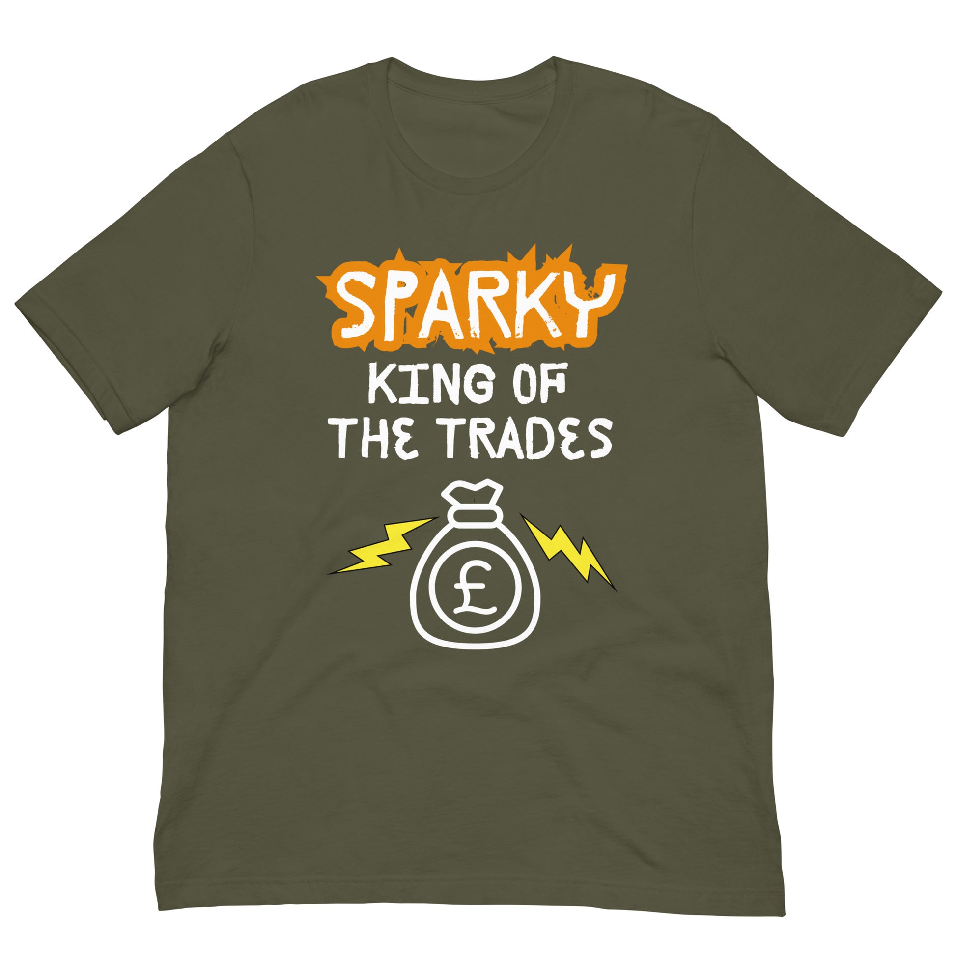Funny T-shirt for electricians - King of the trades - GWaves