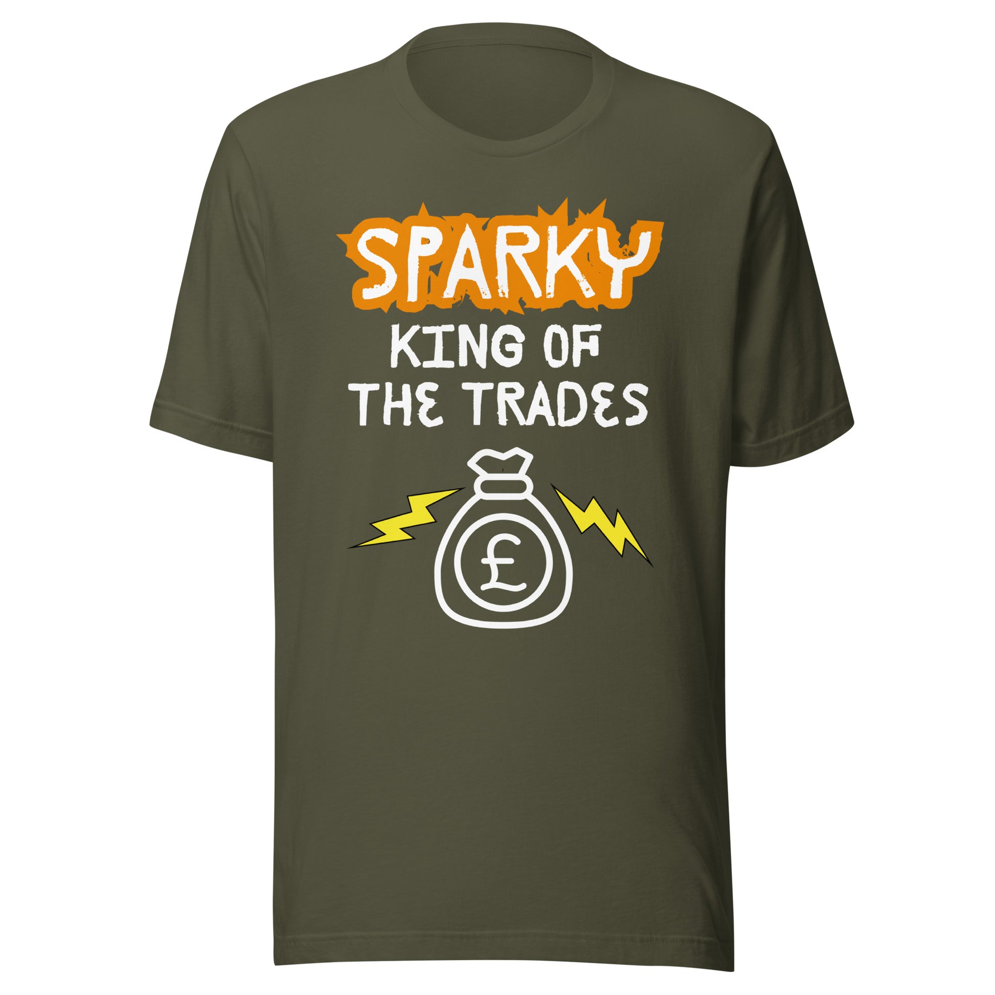 Funny T-shirt for electricians - King of the trades - GWaves