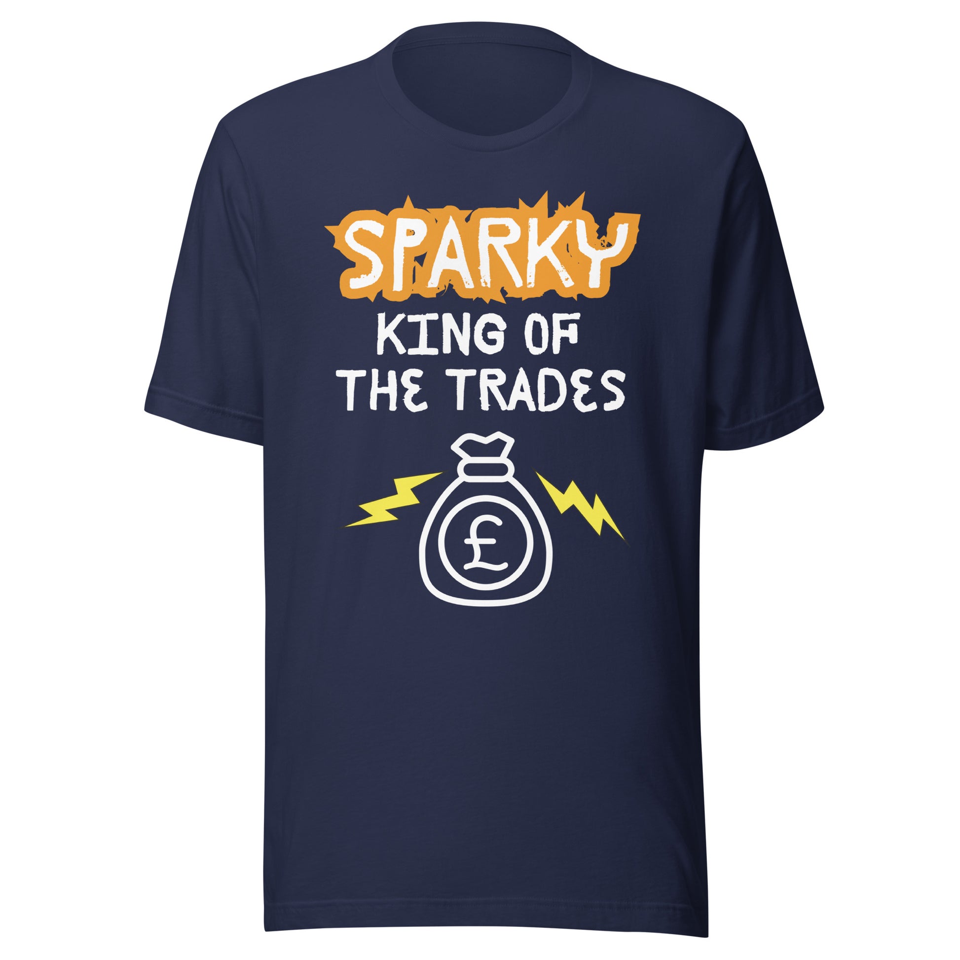Funny T-shirt for electricians - King of the trades - GWaves