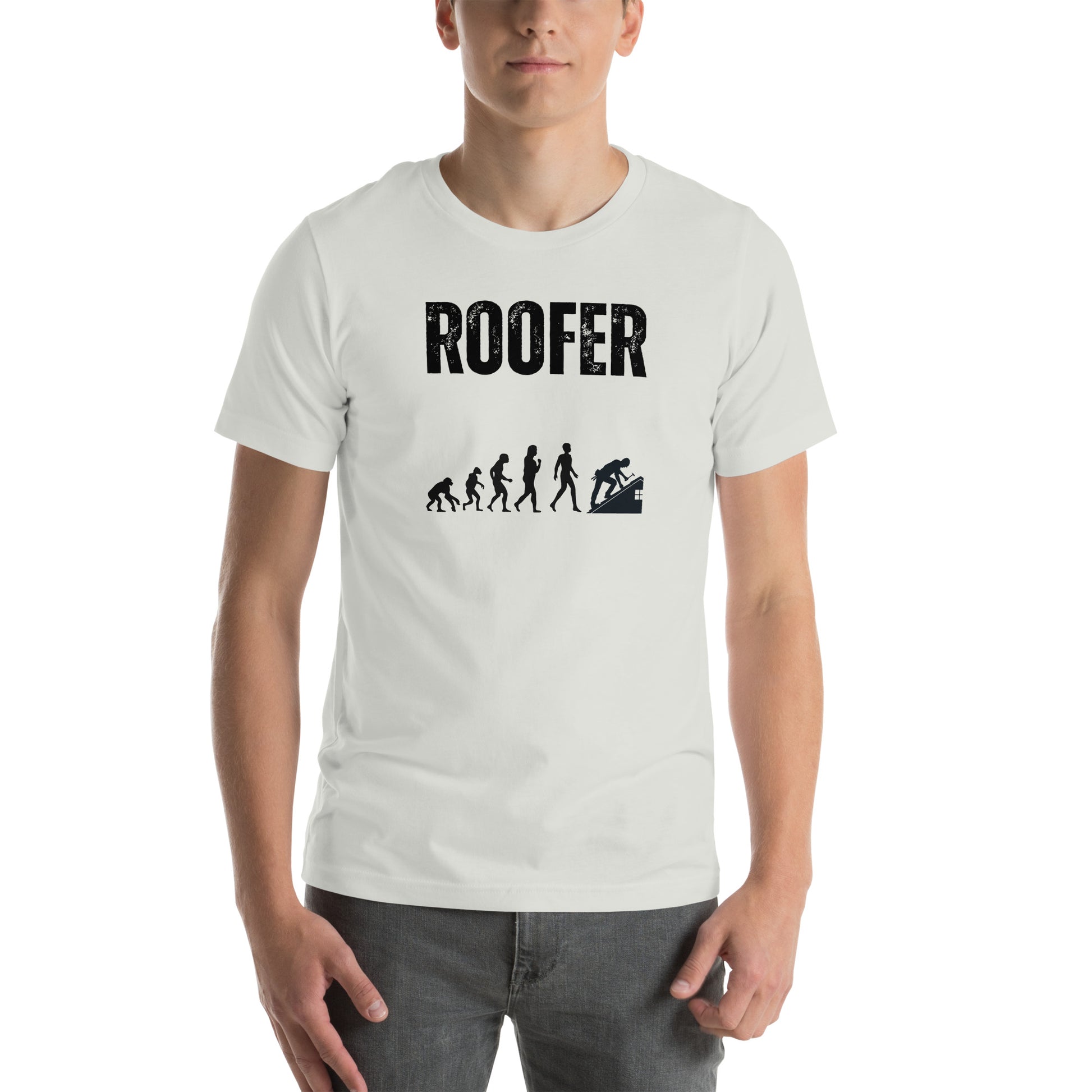 Funny T-shirt for roofers - Roofer Evolution Design - GWaves