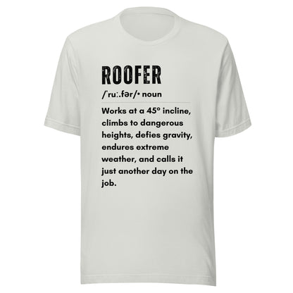 Funny T-shirt for roofers - Roofer Definition Design - GWaves