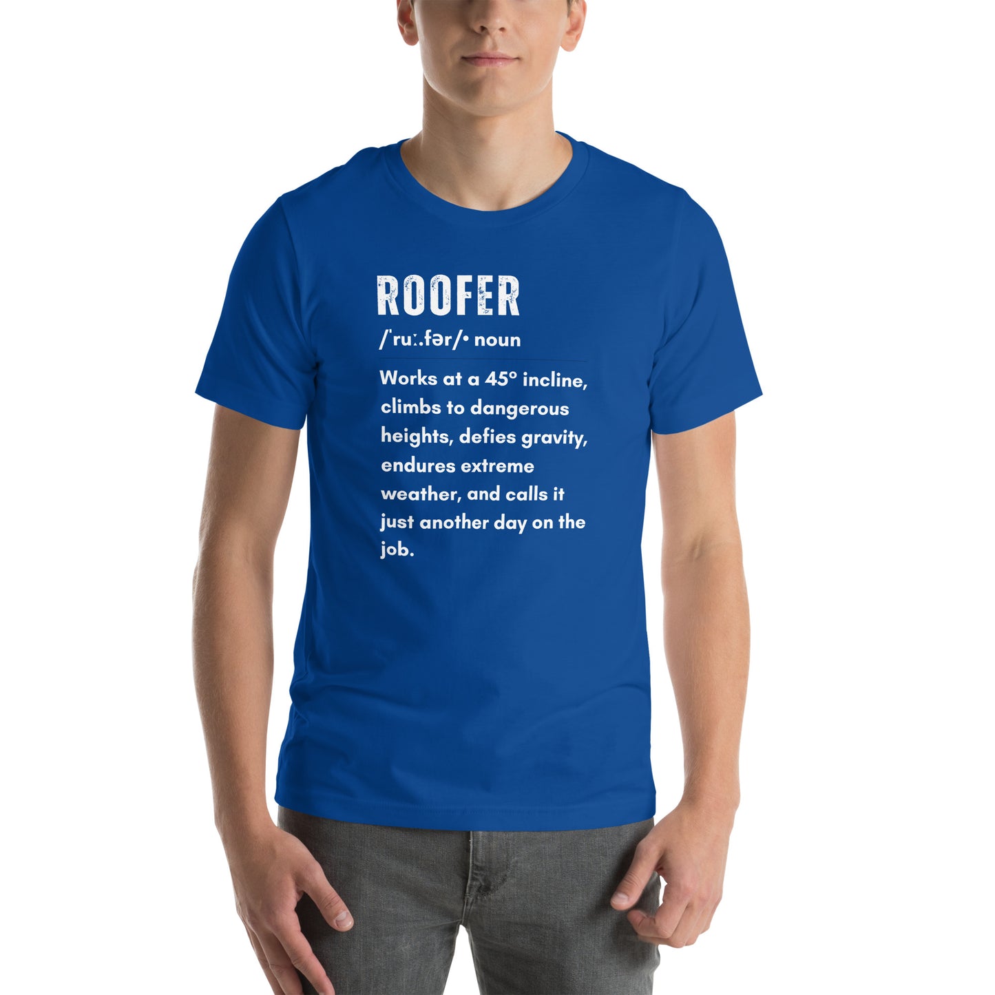 Funny T-shirt for roofers - Roofer Definition Design - GWaves