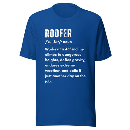 Funny T-shirt for roofers - Roofer Definition Design - GWaves